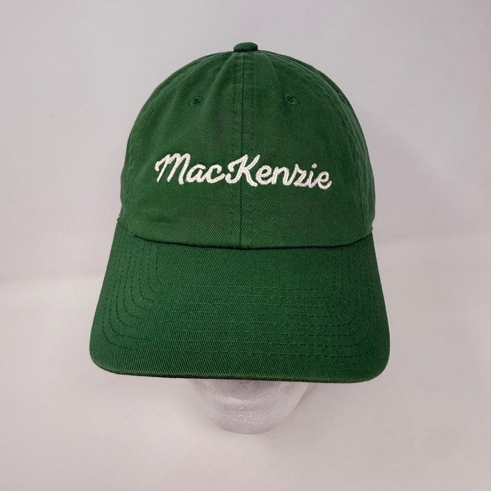 American‎ Needle MacKenzie Golf Hat Green Cotton Adjustable Strapback Dad Cap